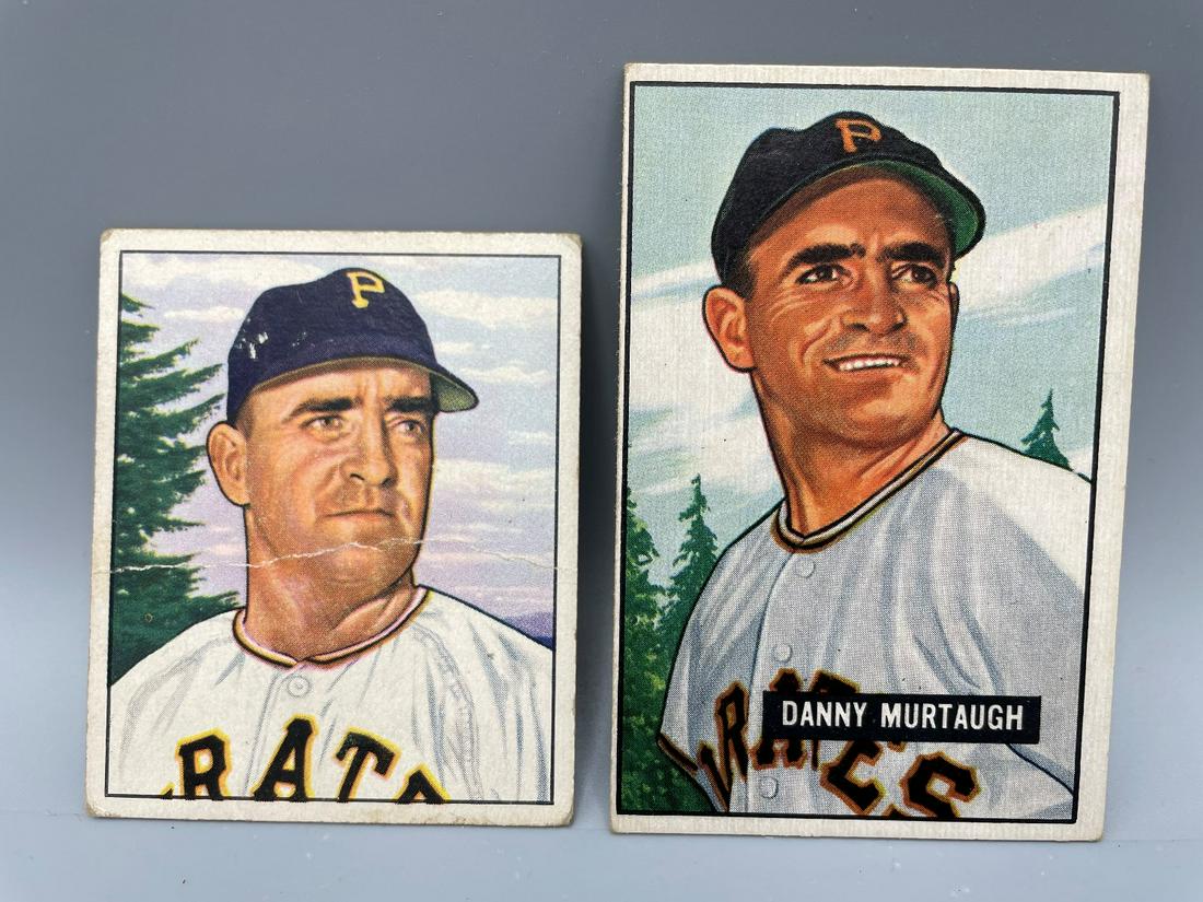 1950 & 1951 Bowman Danny Murtaugh - 1951 is High Number (1 of 2)