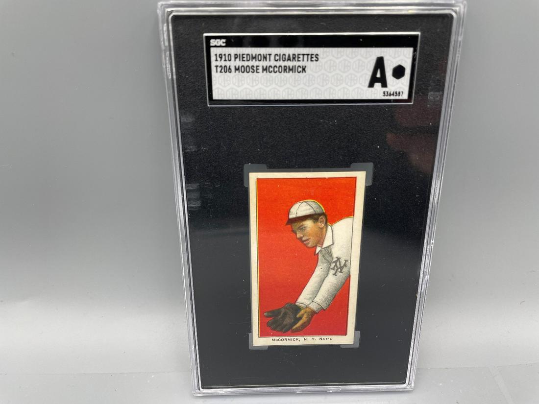 1909-11 T206 Moose McCormick Piedmont Back SGC A (1 of 4)