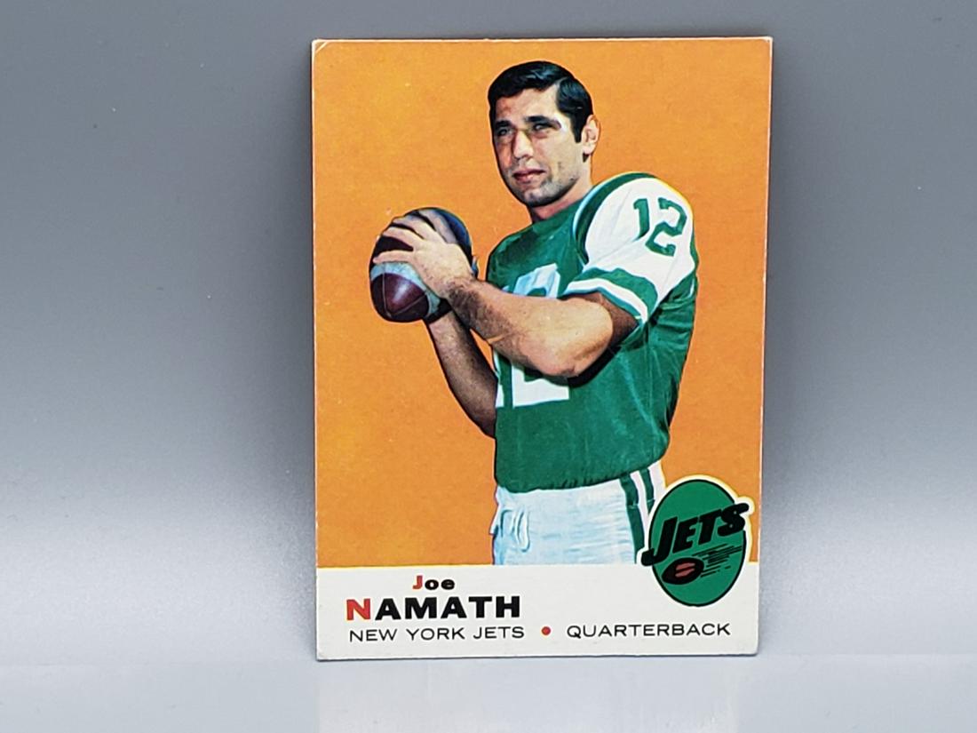 1969 Topps Joe Namath #100: 1969 Topps Joe Namath #100