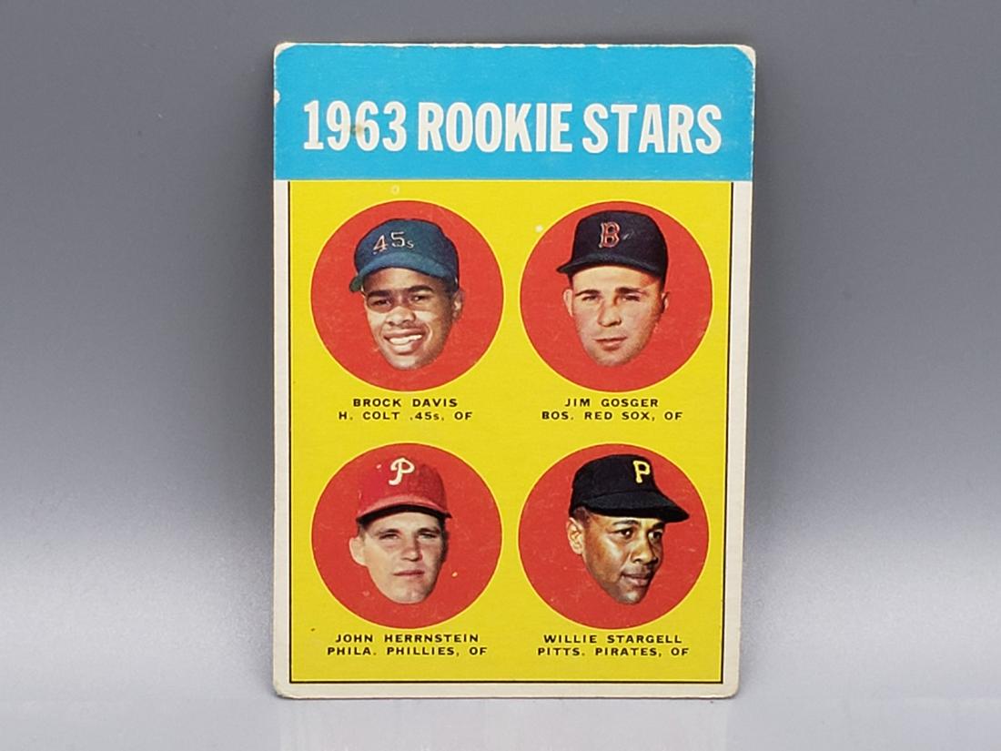 1963 Topps Willie Stargell #553 Rookie Hi Number (1 of 2)