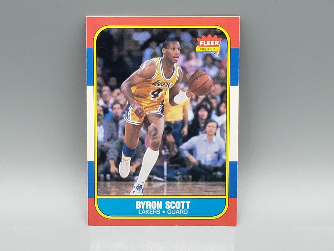 1986 Fleer Byron Scott #99 Rookie (1 of 2)