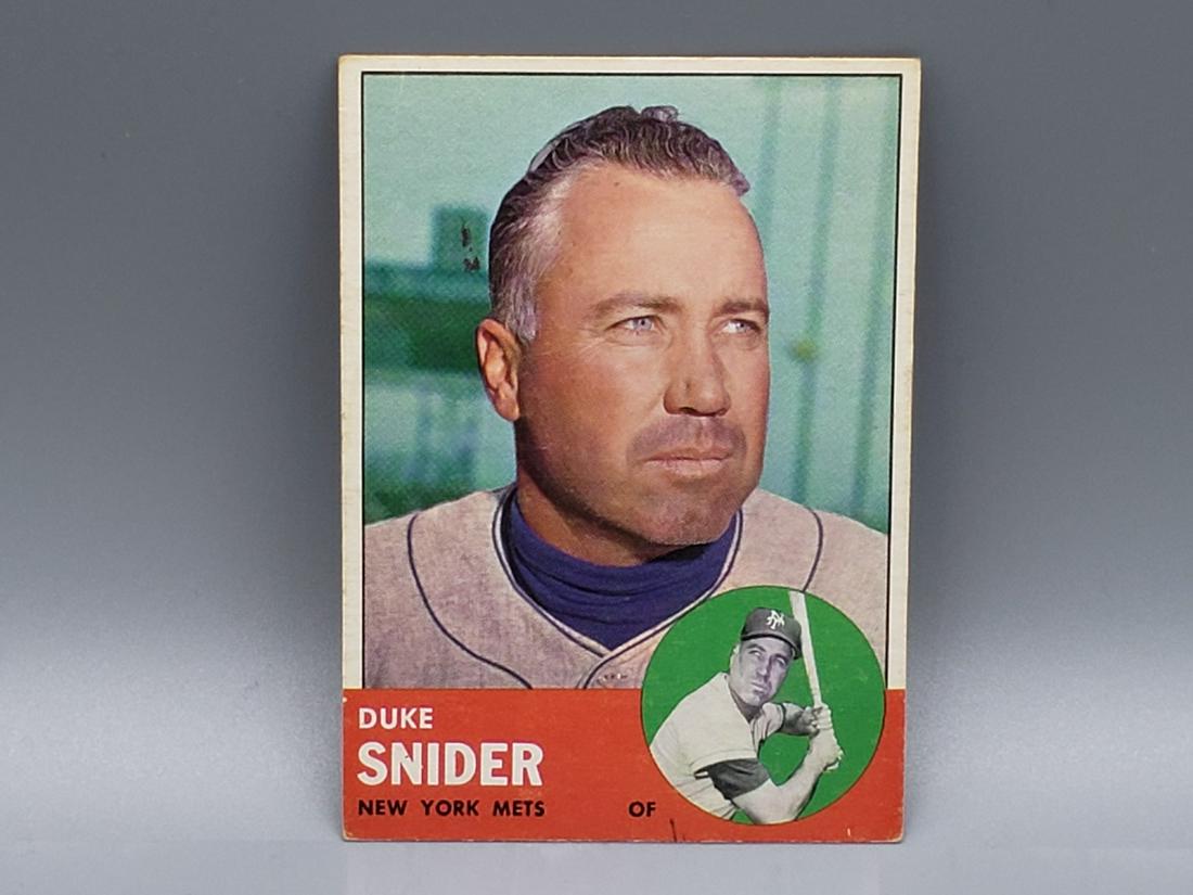 1963 Topps Duke Snider #550 (1 of 2)