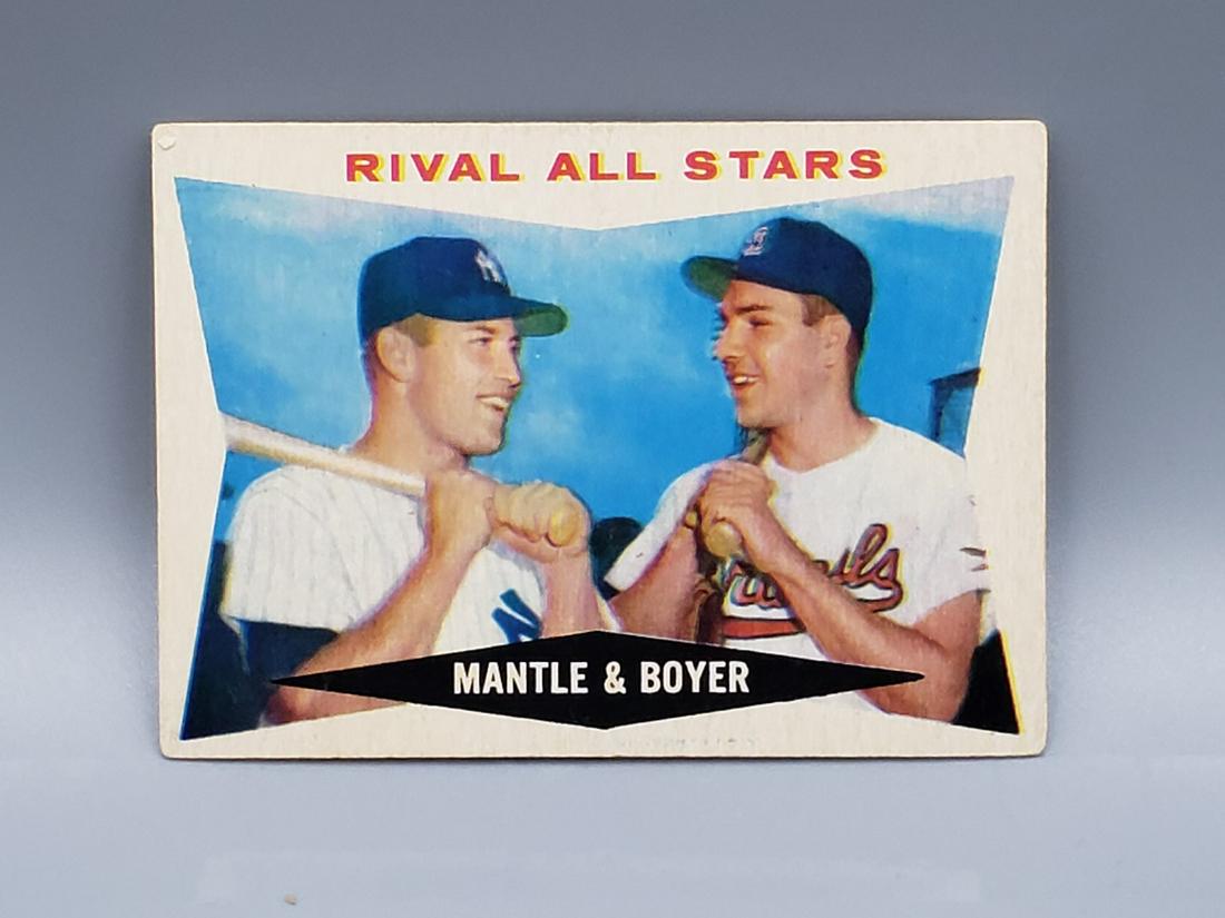 1960 Topps Mickey Mantle and Ken Boyer #160 (1 of 2)