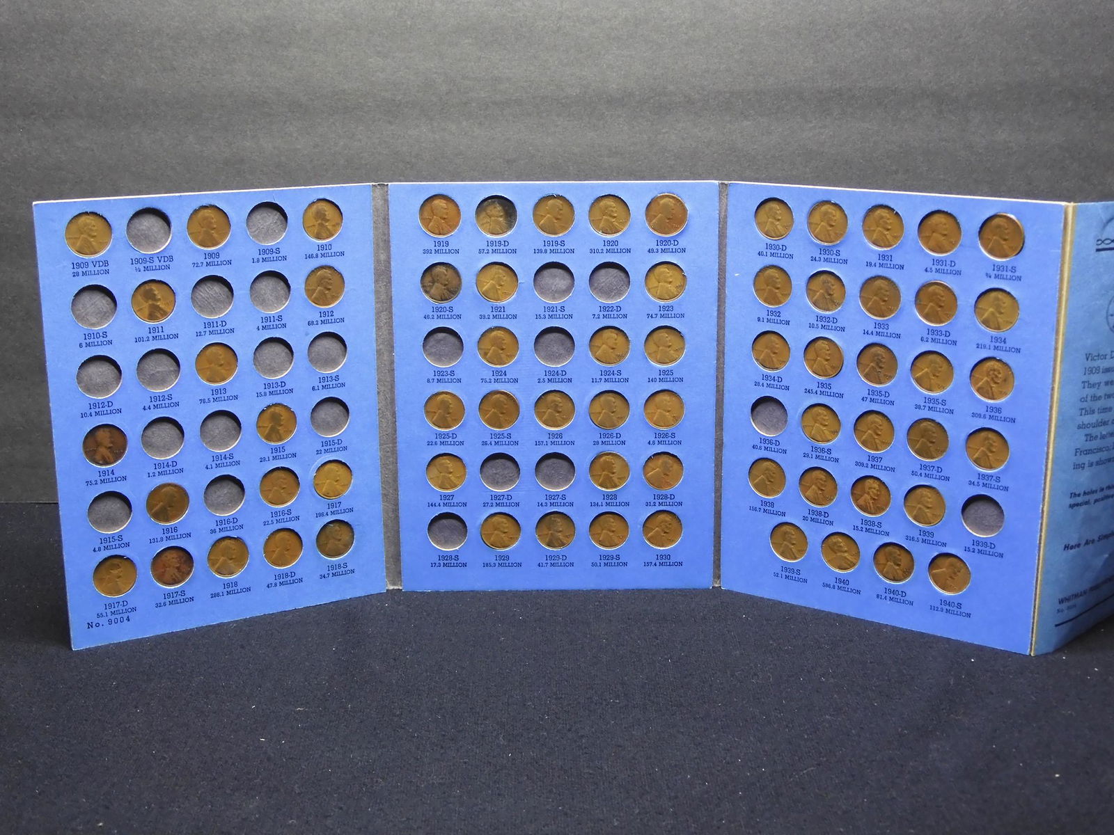 Partial Collection - Whitman #9004 - Lincoln Head Cent (1 of 7)