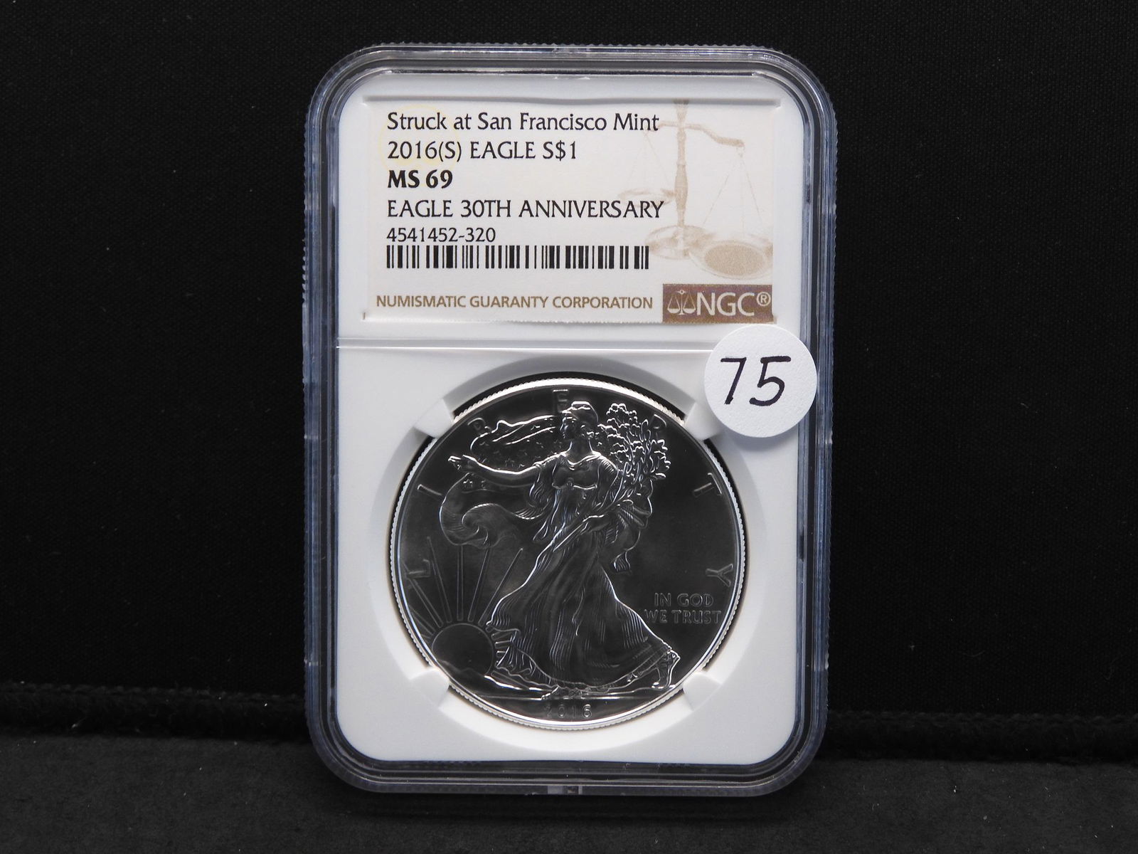 2016-S NGC MS69 American Silver Eagle 30th Anniversary (1 of 4)