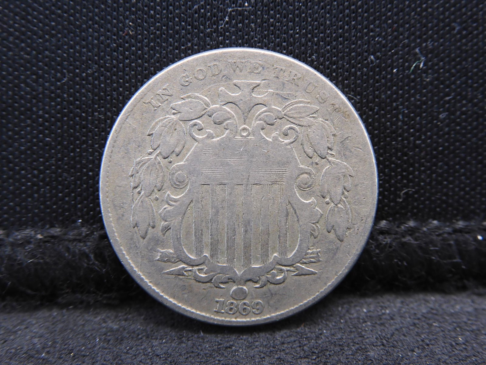 1869 Shield Nickel - No Rays - Nice Detail! (1 of 2)