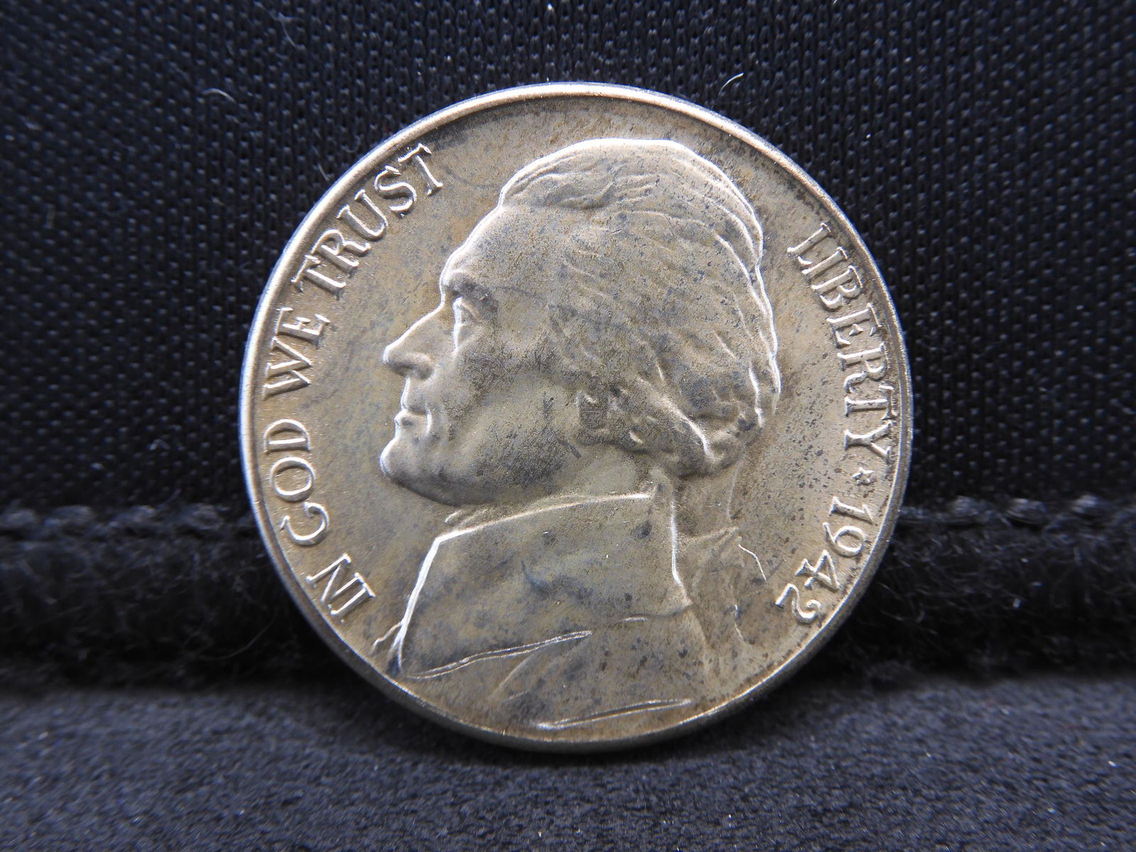 1942-S Jefferson Silver Nickel - Very Nice! (1 of 2)