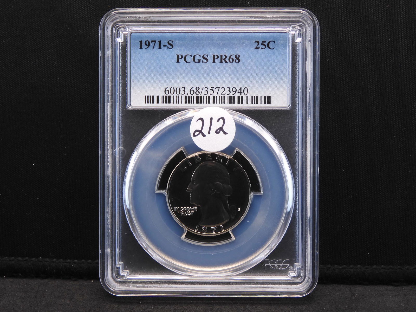 1971-S PCGS PR68 Washington Quarter (1 of 4)