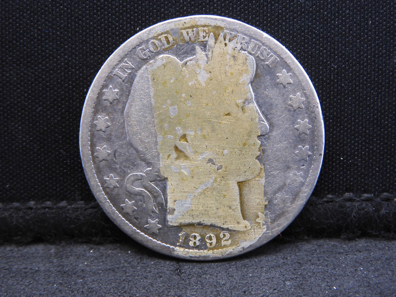 1892 Barber Silver Half Dollar (1 of 2)