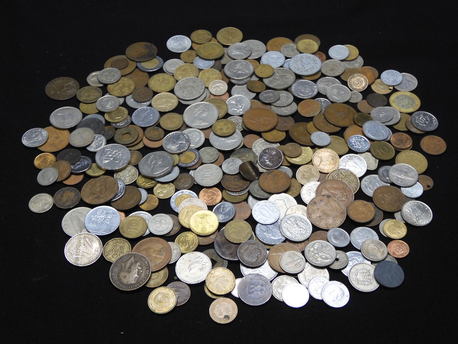 2.9 Lbs. World Coins - Various Countries (1 of 6)