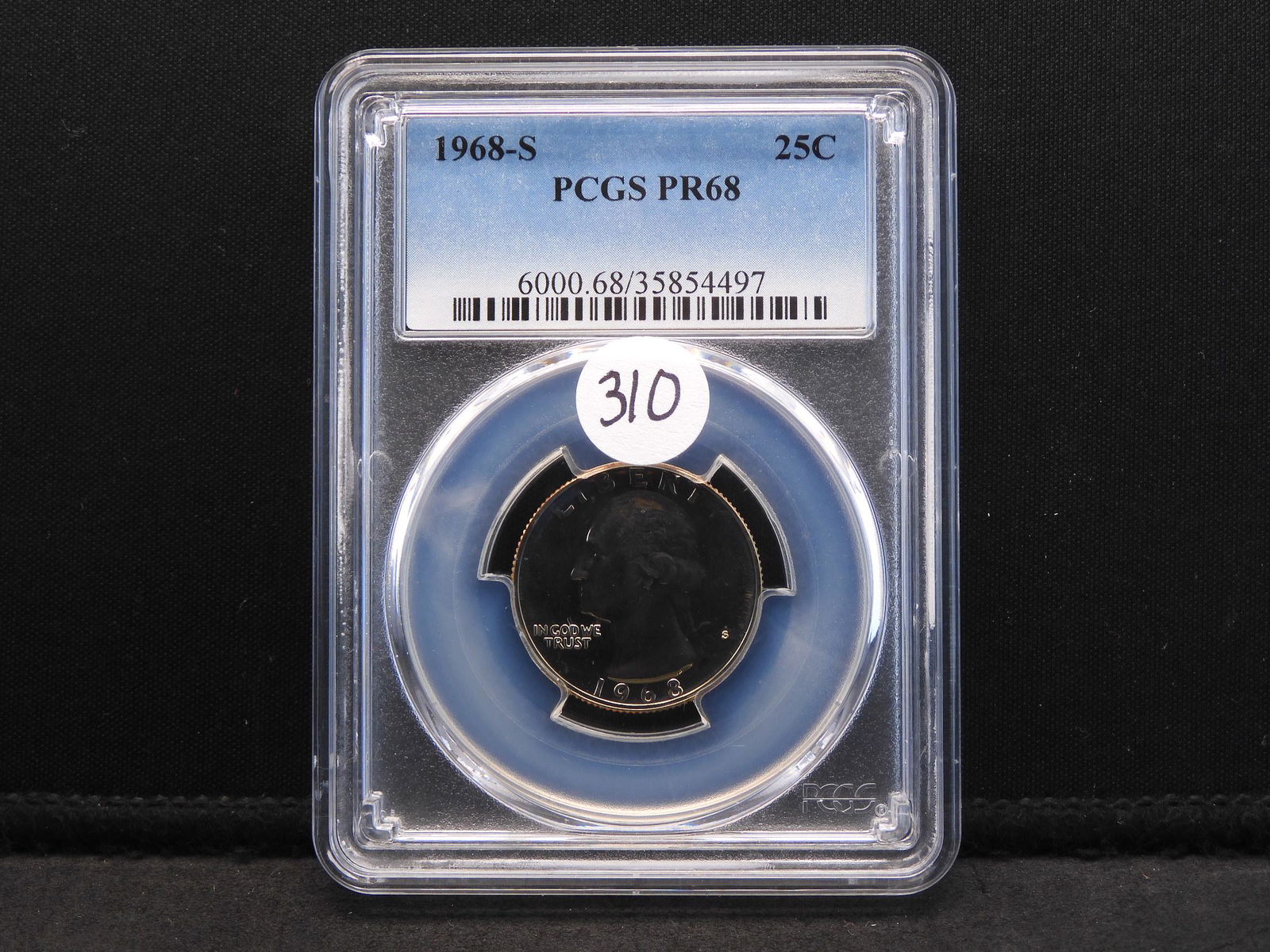 1968-S PCGS PR68 Washington Quarter - Beautiful! (1 of 4)
