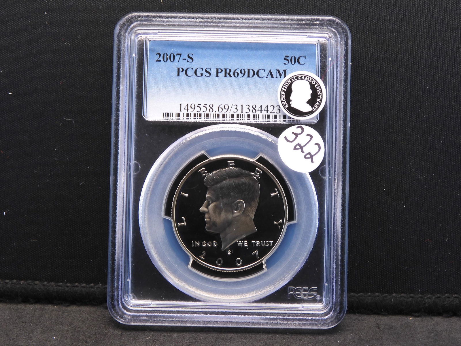 2007-S PCGS PR69DCAM Kennedy Half Dollar (1 of 4)