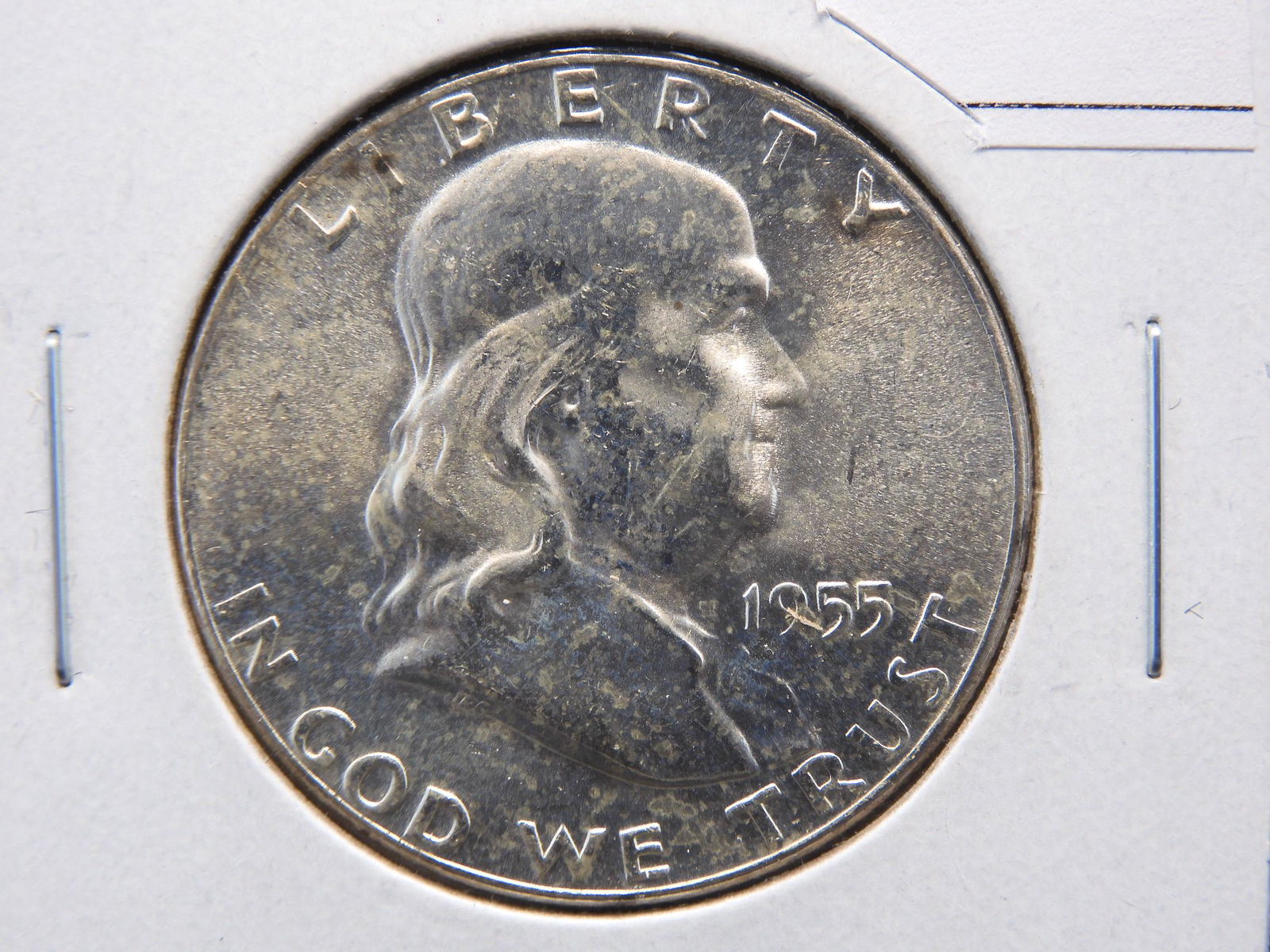 1955 Franklin Silver Half Dollar (1 of 3)
