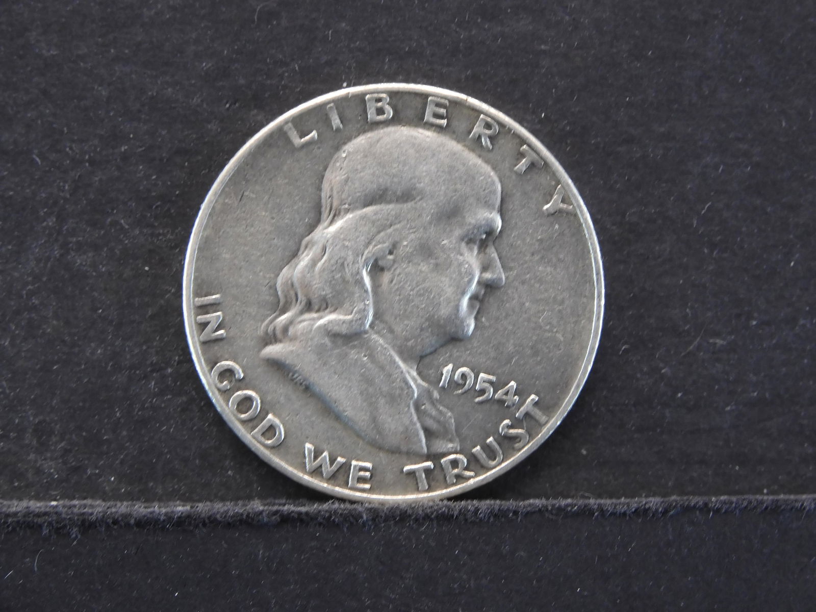 1954-D SILVER (90%/25.4 MILL) FRANKLIN HALF (1 of 2)