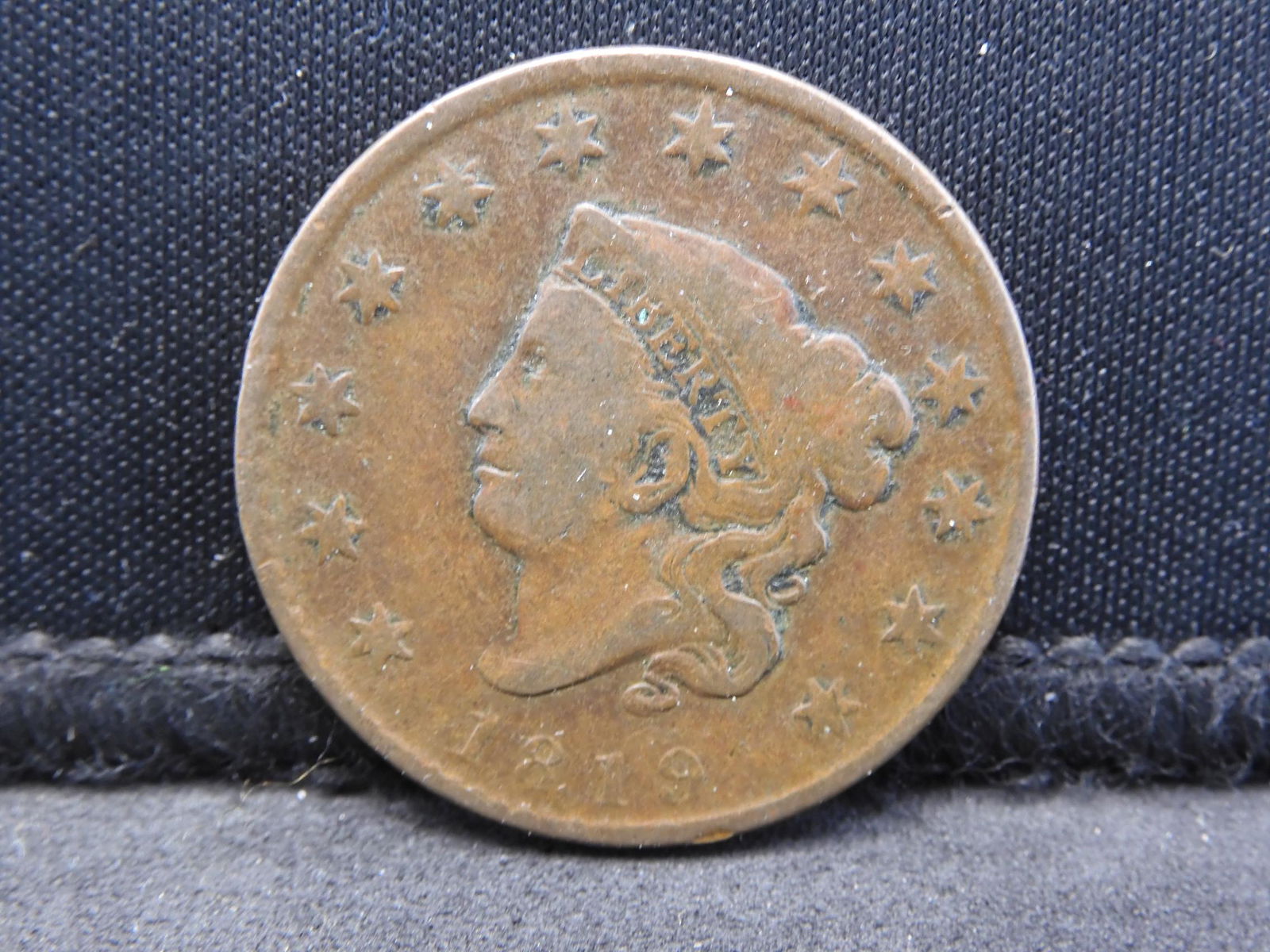 1819 Large Cent Nice (1 of 2)