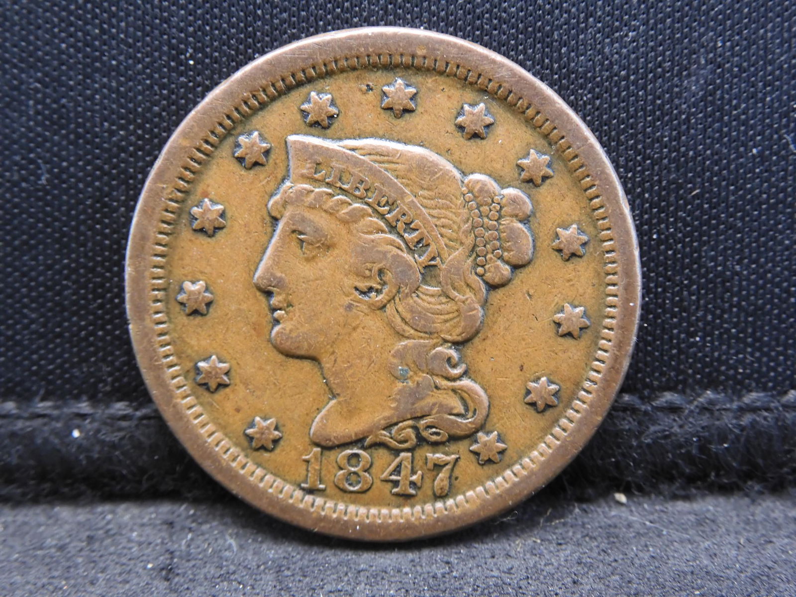 1847 Large Cent Great Details and Nice (1 of 2)