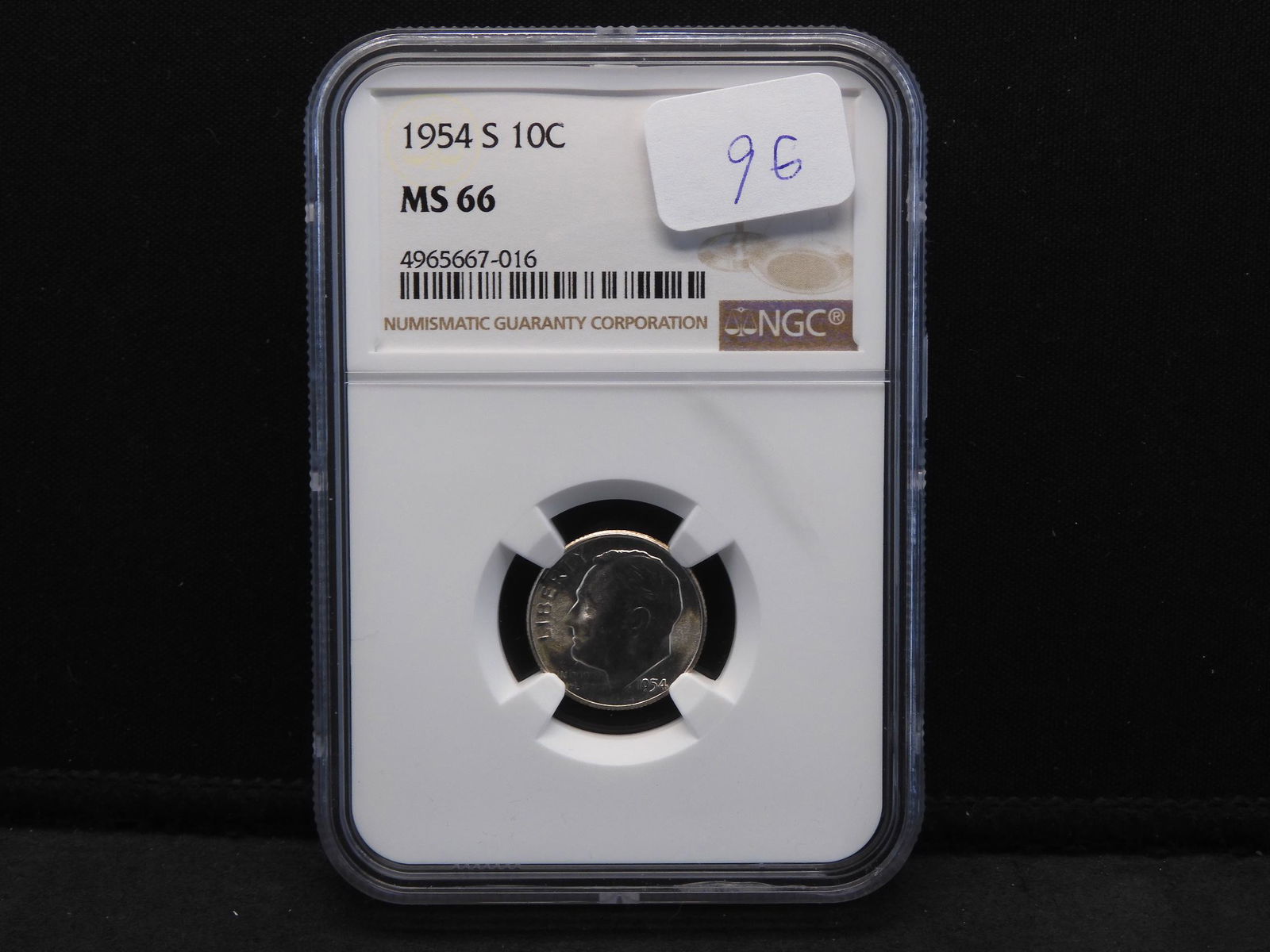 1954 S Silver Roosevelt Dime NGC MS66 (1 of 4)