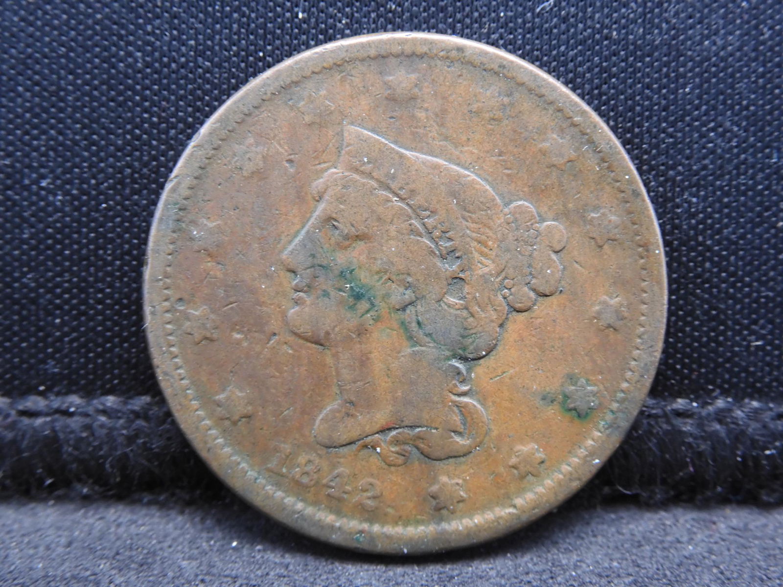 1842 Large Cent (1 of 2)
