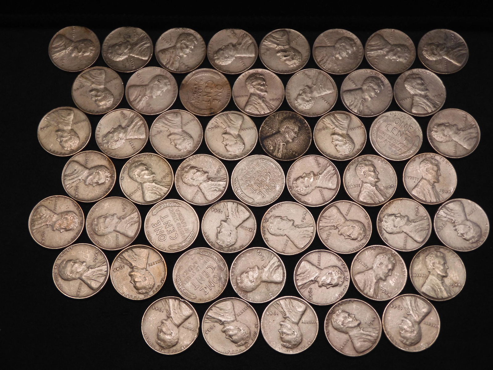 (50) 1944 Lincoln Wheat Cents (1 of 3)