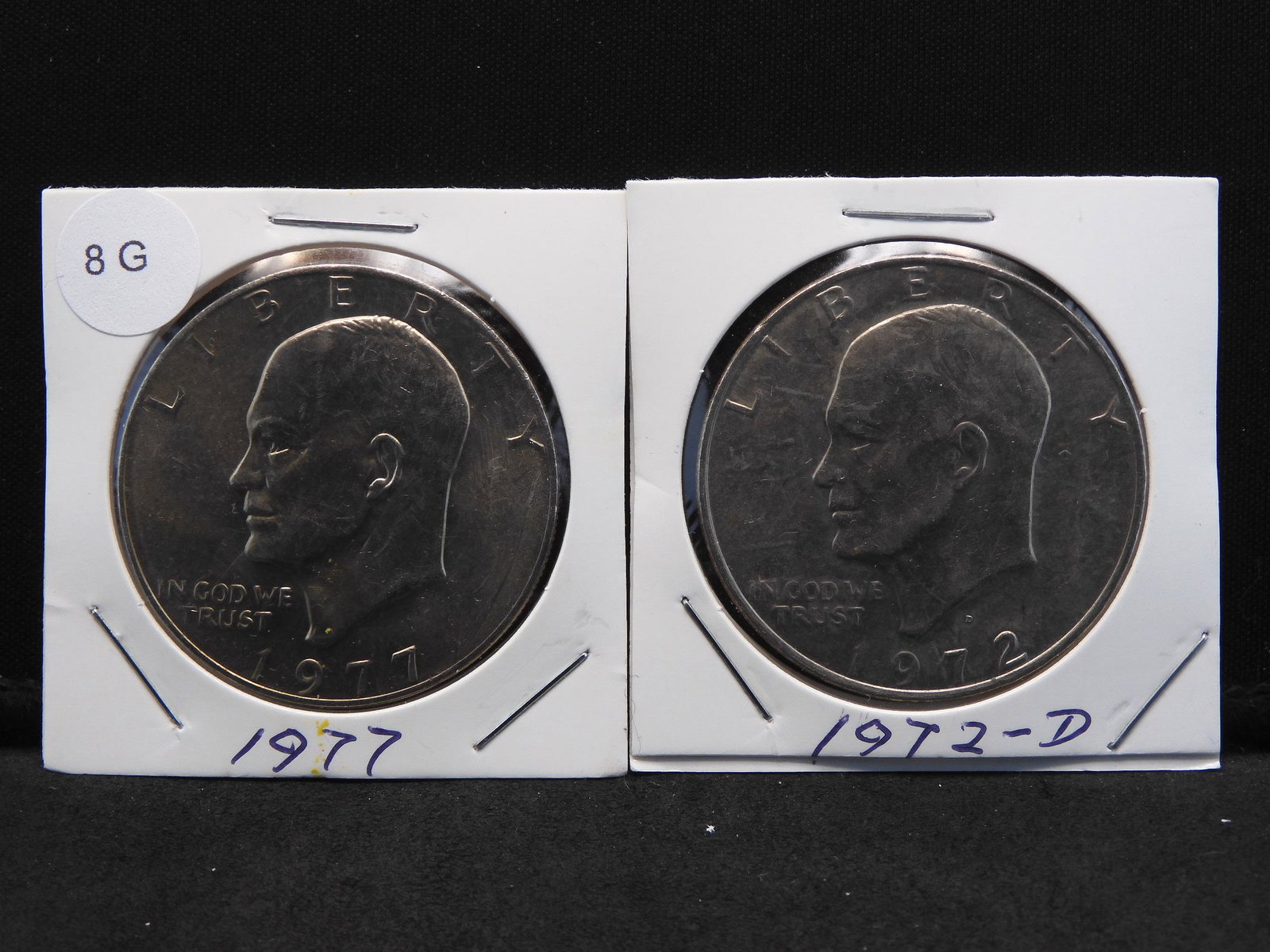 1972-D & 1977 Eisenhower Dollars: 1972-D & 1977 Eisenhower Dollars