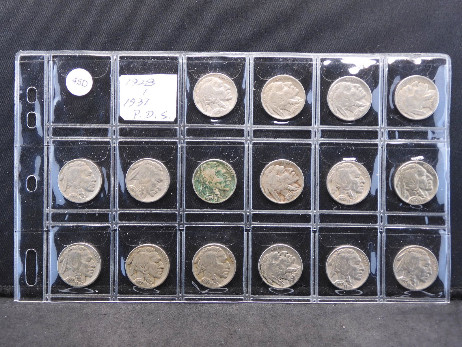 (16) Mixed Date Buffalo Nickels (1 of 10)