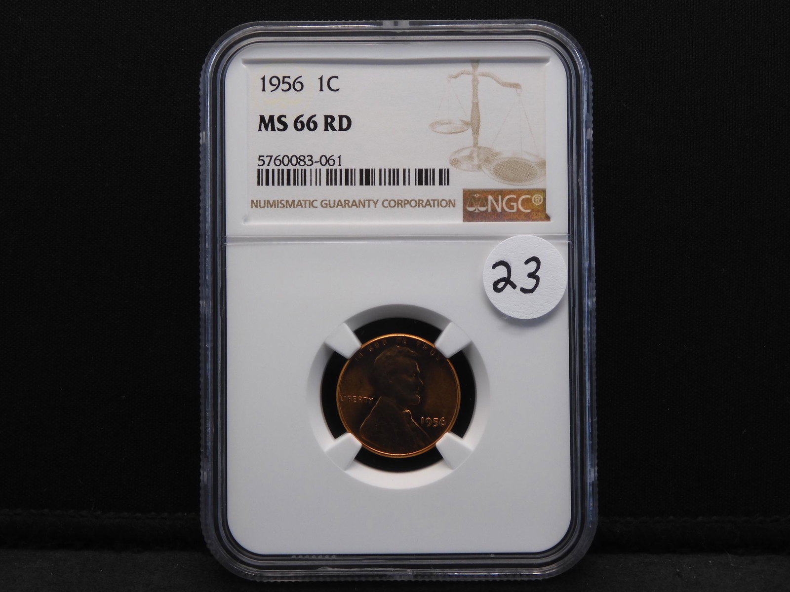 1956 NGC MS66 RD Lincoln Wheat Cent (1 of 4)