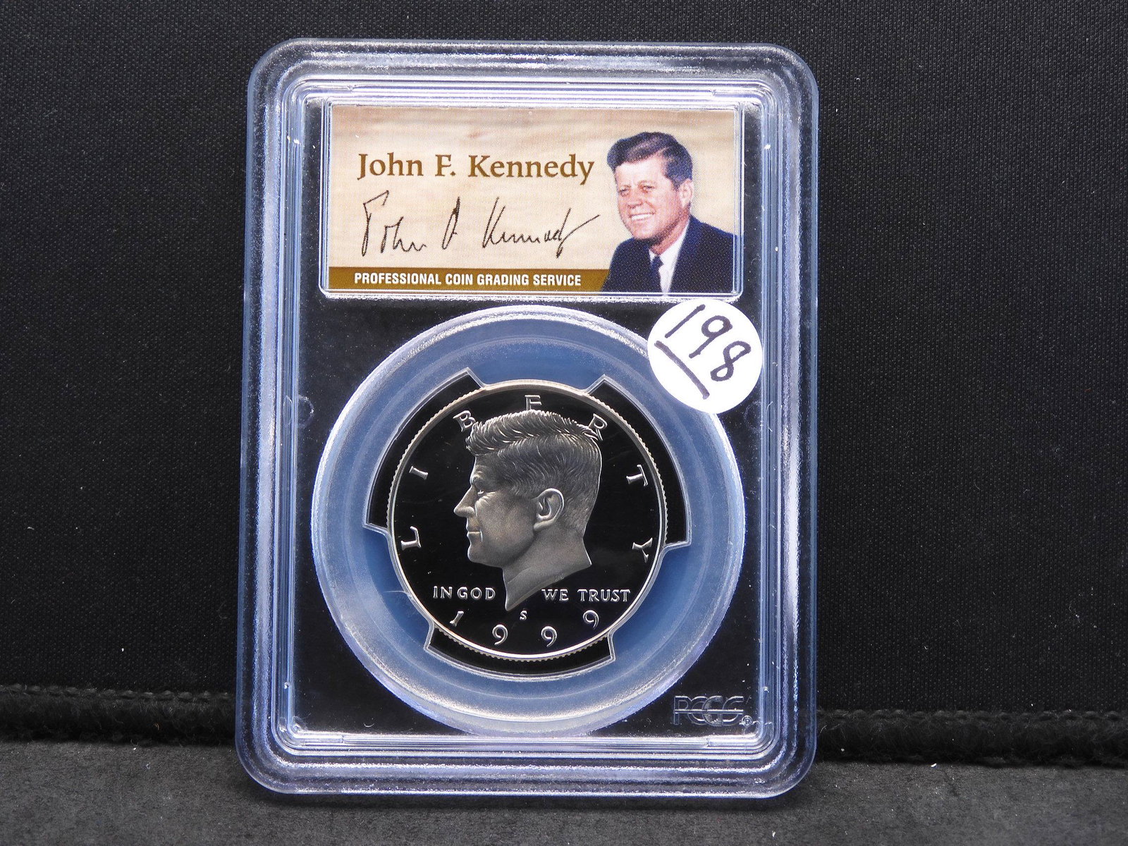 1999-S PCGS PR70 DCAM Kennedy Half Dollar w/ John F. (1 of 4)