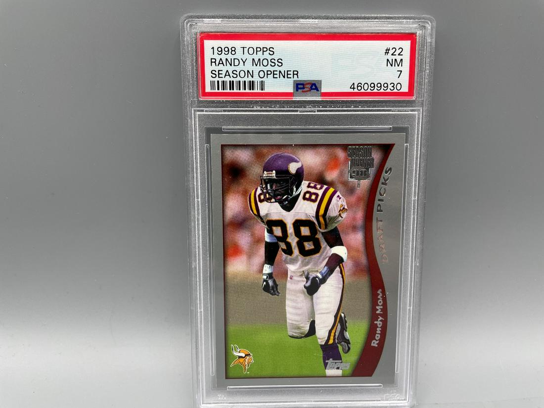 1998 Topps Season Opener Randy Moss RC #22 PSA 7 (1 of 2)