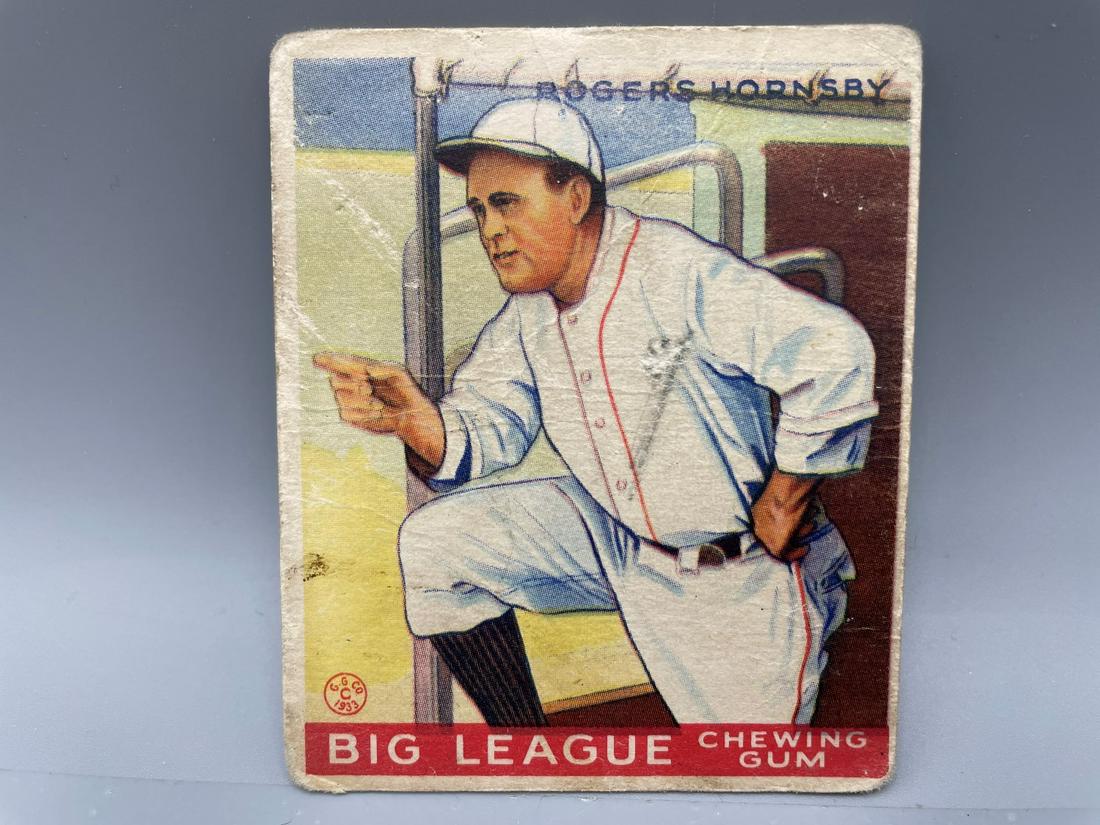 1933 Goudey Rogers Hornsby #188 (1 of 2)