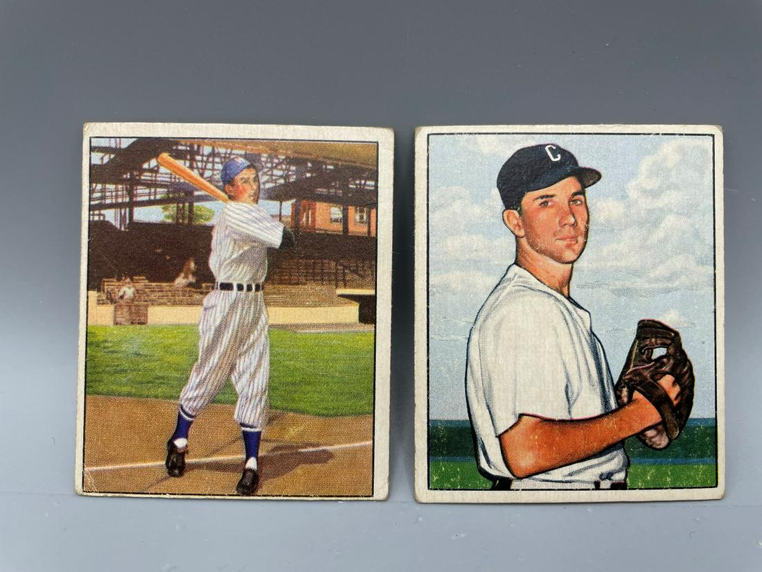 1950 Bowman Al Kozar #15 & Bill Wight #38 (1 of 2)