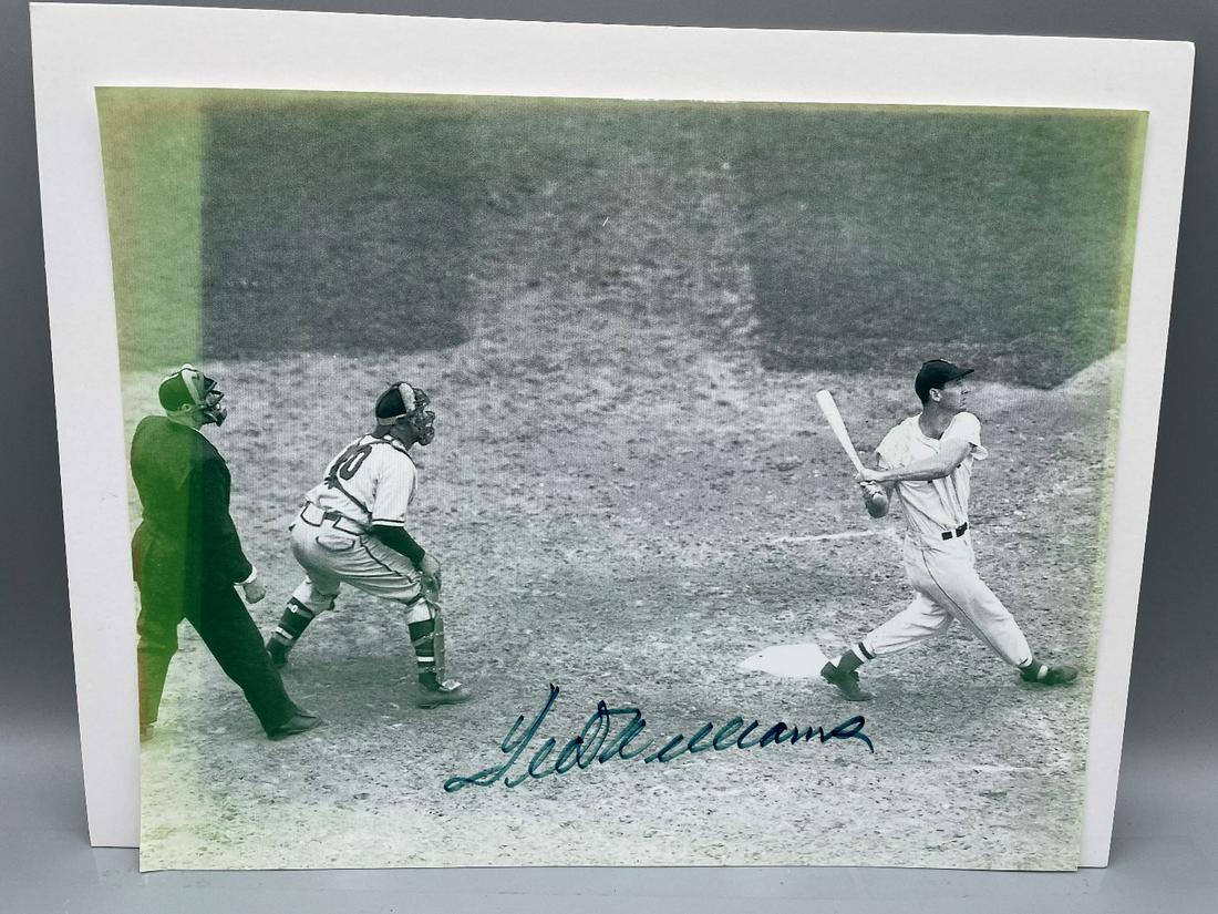 Ted Williams Signed Picture - Hollwood and Sports (1 of 3)