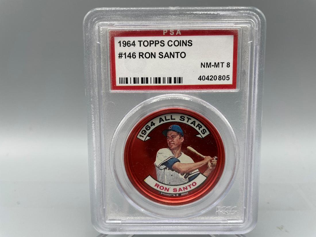1964 Topps Coins Ron Santo #146 PSA 8 (1 of 2)