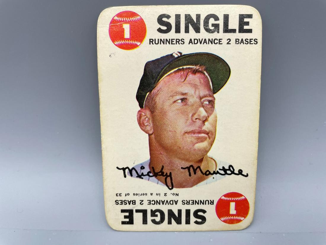 1968 Topps Game Mickey Mantle #2 (1 of 3)