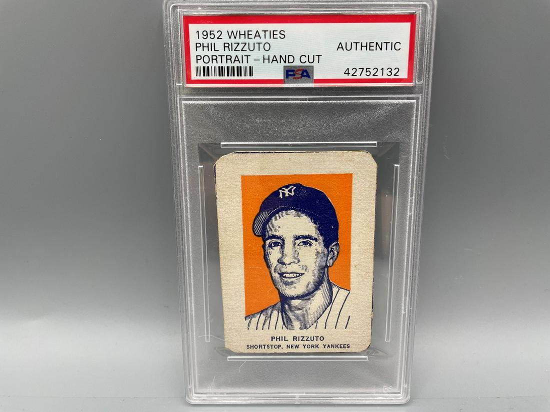 1952 Wheaties Phil Rizzuto PSA Authentic (1 of 2)