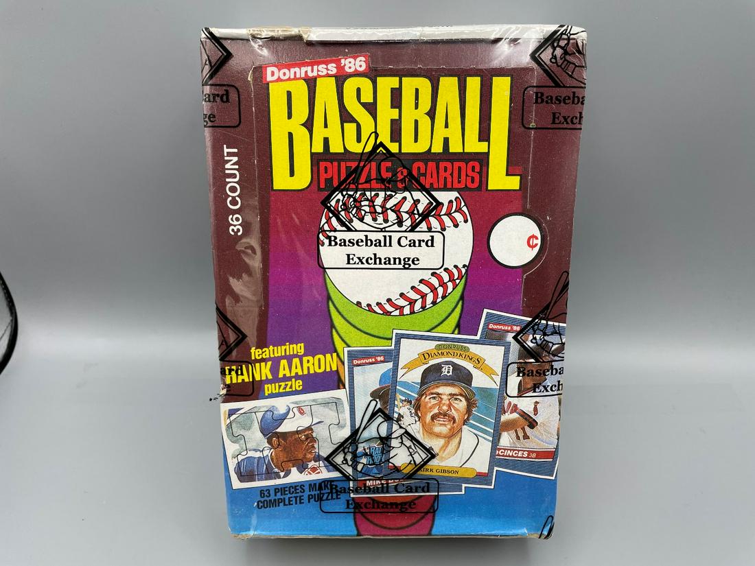 1986 Donruss Baseball Unopened Wax Box - BBCE (1 of 2)