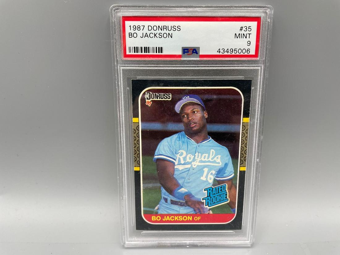 1987 Donruss Bo Jackson RC PSA 9 (1 of 2)