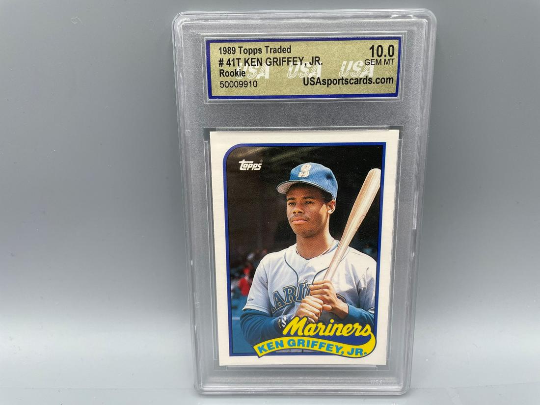 1989 Topps Traded Ken Griffey Jr RC USA 10 (1 of 2)