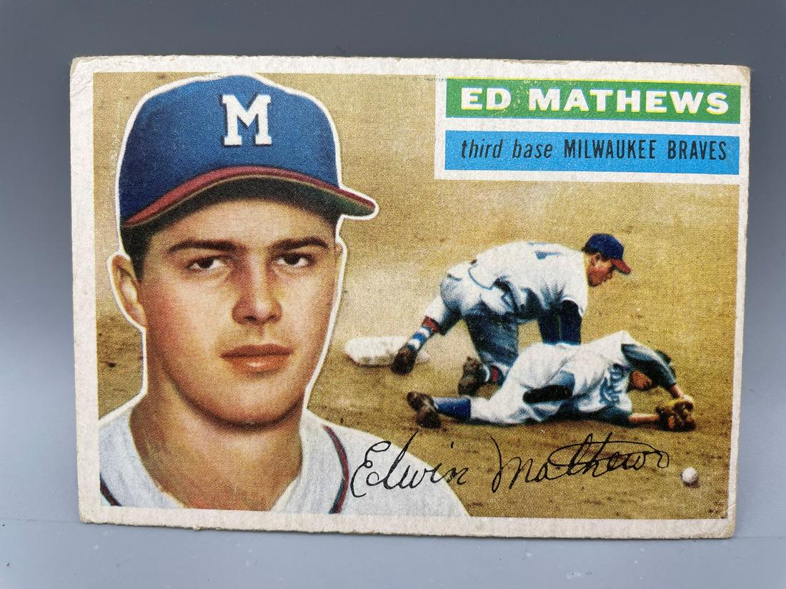 1956 Topps Eddie Mathews #107 (1 of 2)