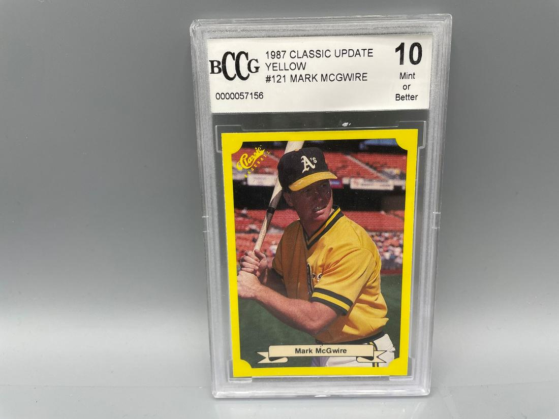 1987 Classic Mark McGwire #121 BCCG 10 (1 of 2)