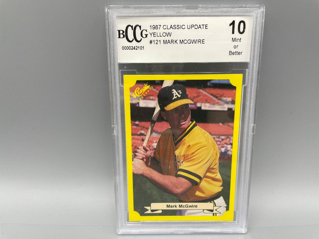 1987 Classic Mark McGwire #121 BCCG 10 (1 of 2)