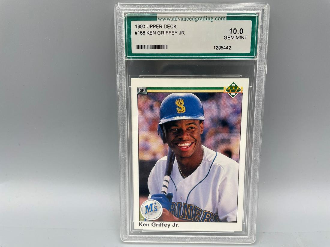 1990 Upper Deck Ken Griffey Jr #156 AGS 10 (1 of 2)