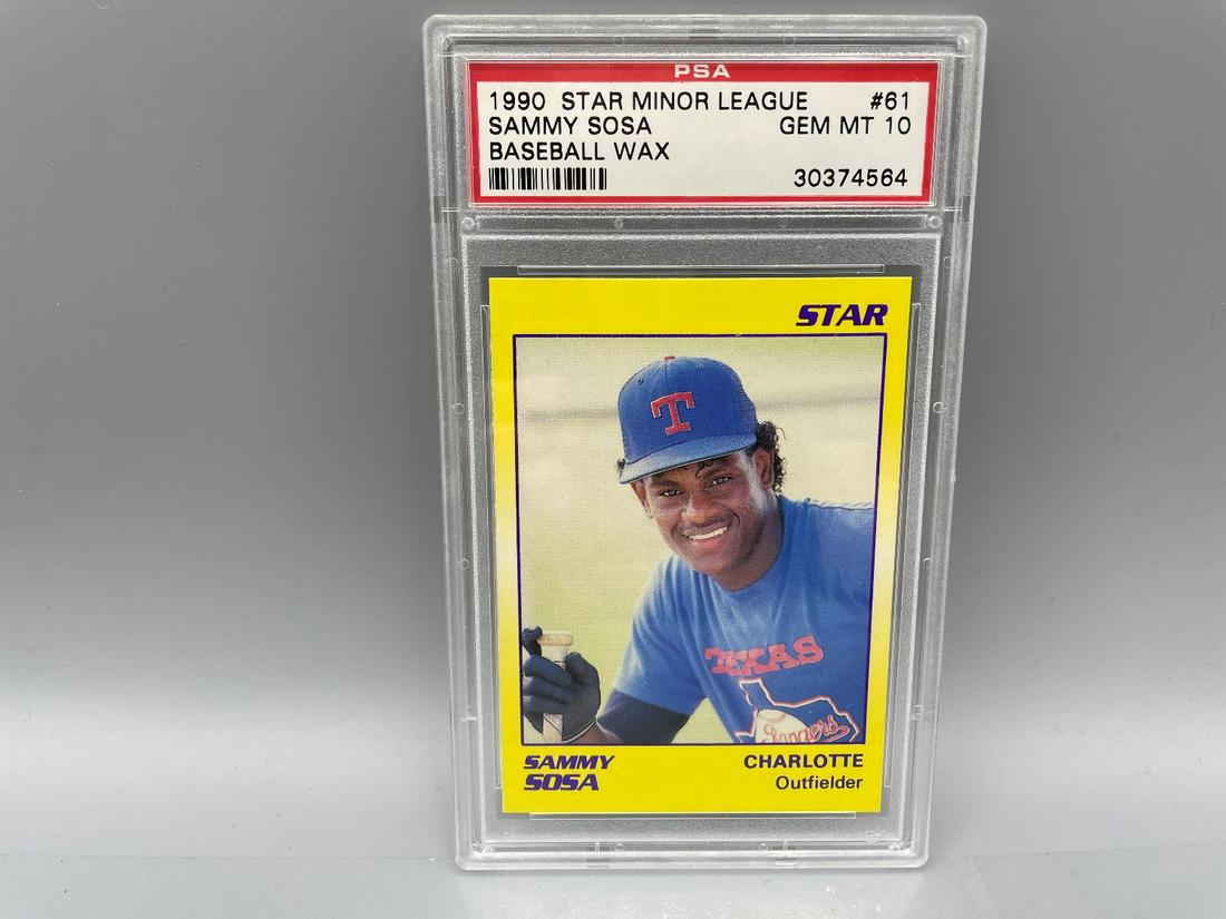 1990 Star Sammy Sosa #61 RC PSA 10 (1 of 2)