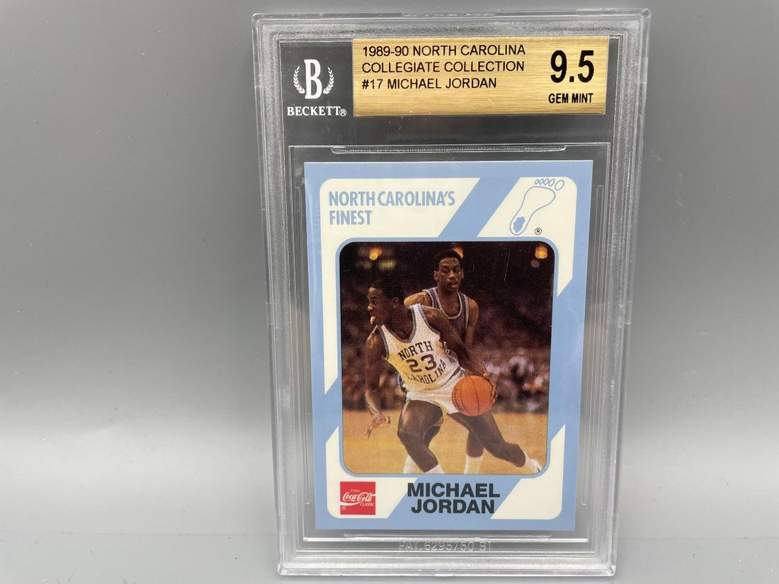 1989-90 Collegiate Collection Michael Jordan #17 BGS (1 of 2)
