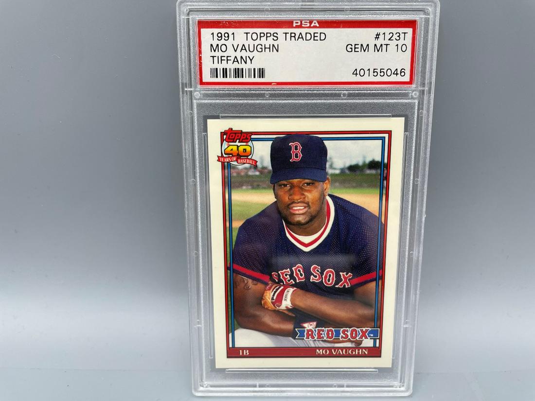1991 Topps Traded Tiffany Mo Vaughn RC PSA 10 (1 of 2)