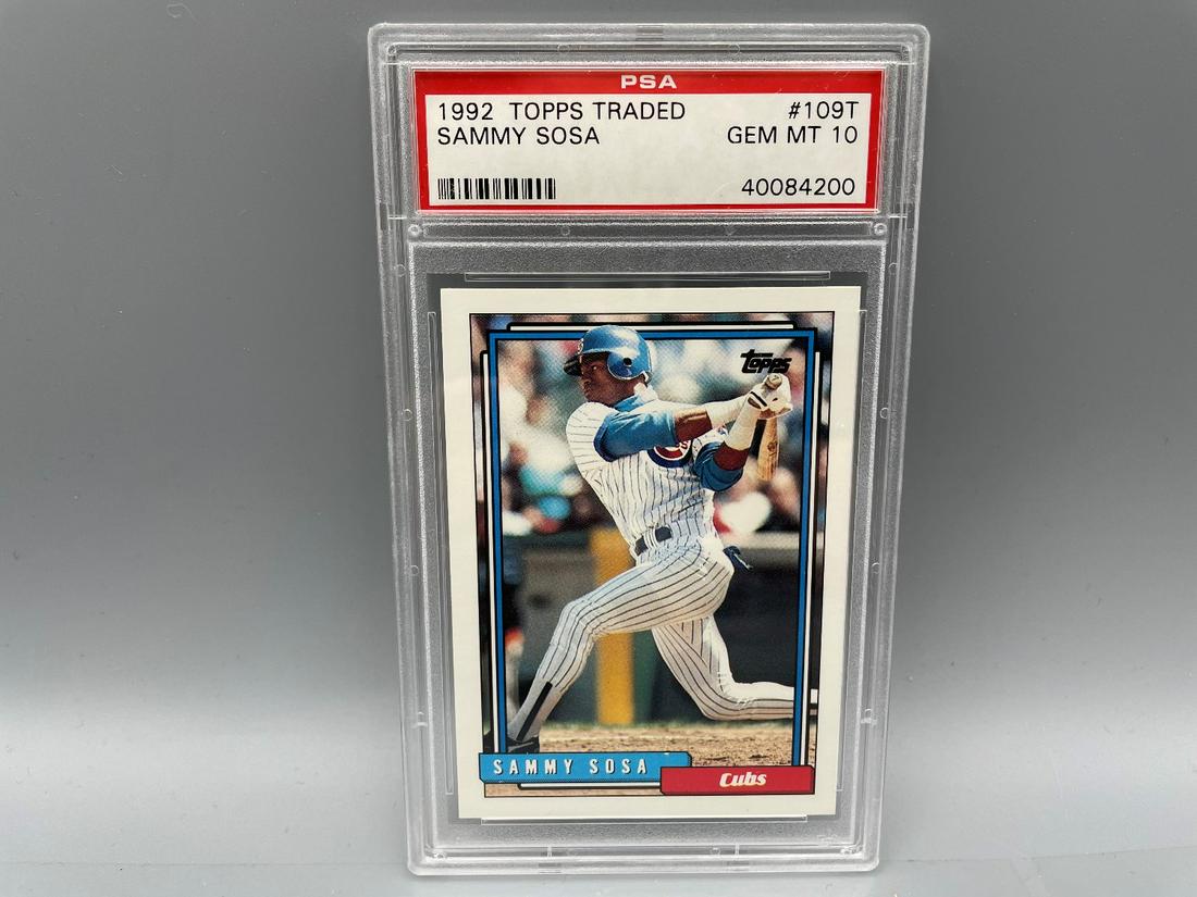 1992 Topps Traded Sammy Sosa #109 PSA 10 (1 of 2)