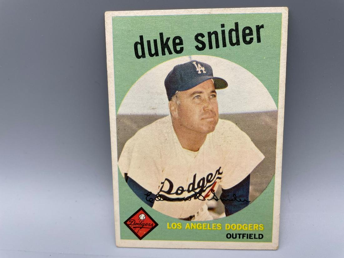 1959 Topps Duke Snider #20 (1 of 2)