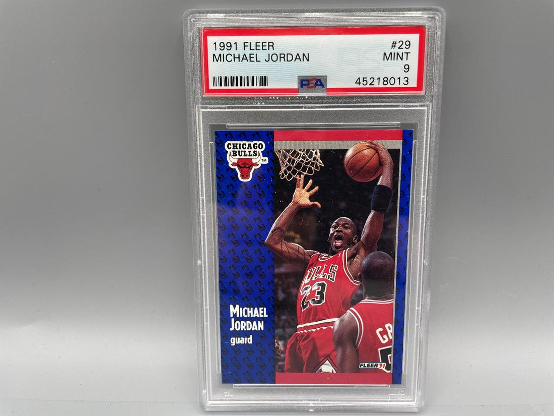 1991-92 Fleer Michael Jordan #29 PSA 9 (1 of 2)