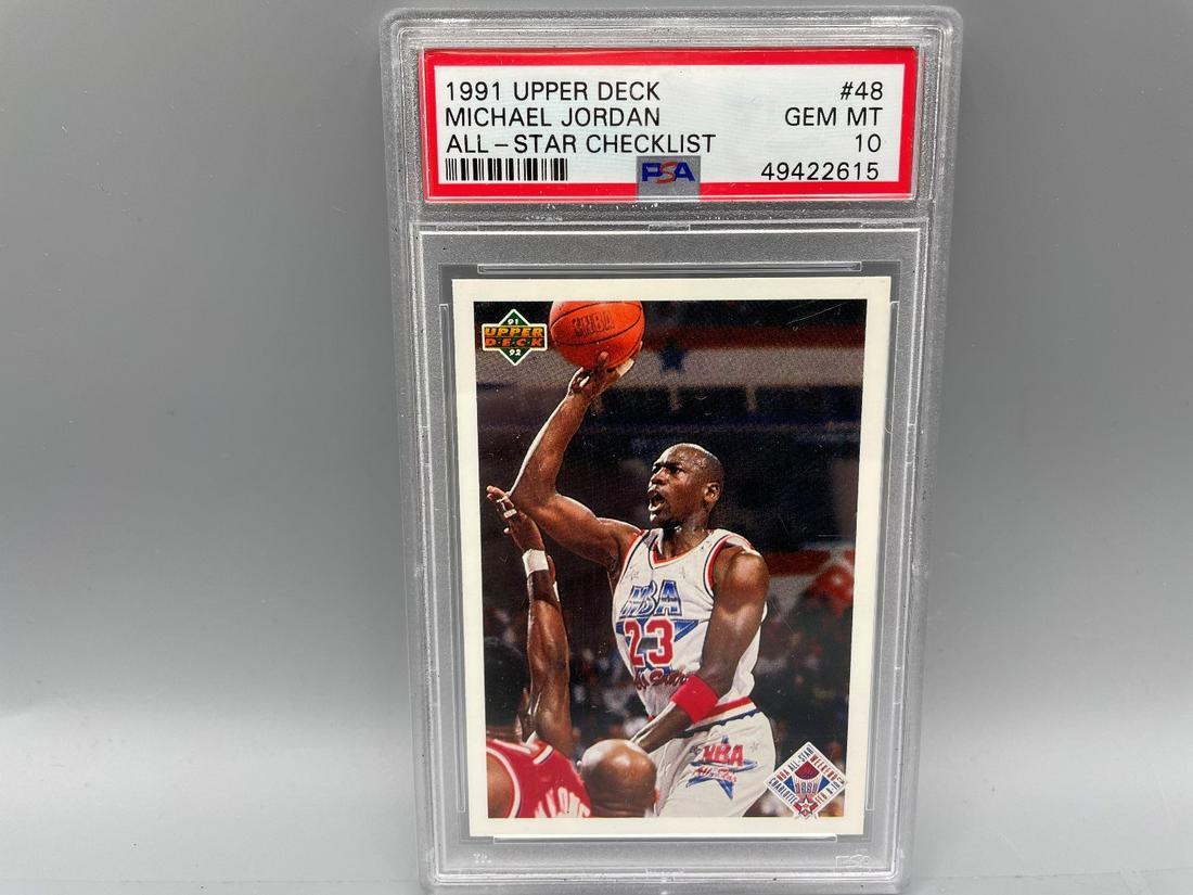 1991-92 Upper Deck Michael Jordan #48 PSA 10 (1 of 2)