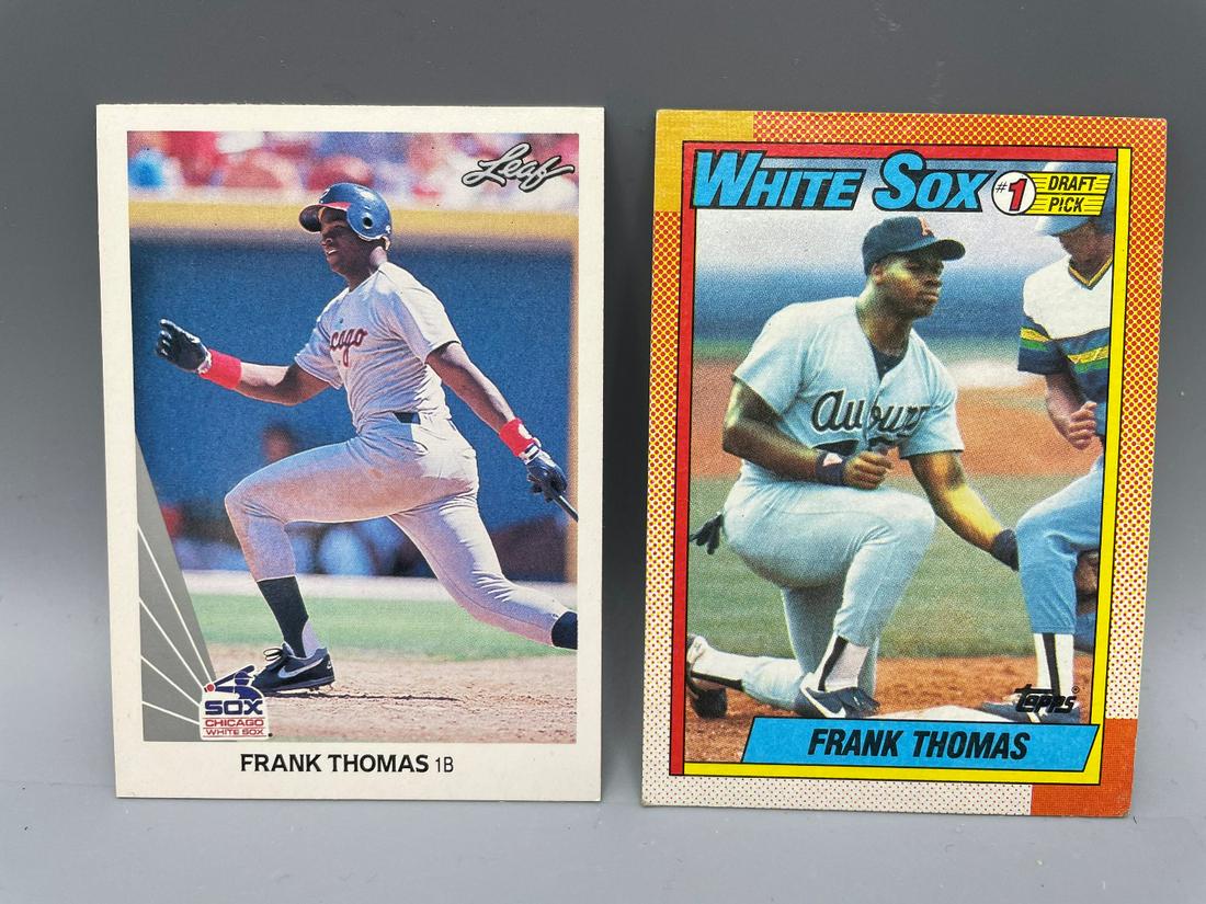 1990 Leaf & Topps Frank Thomas Rookie Cards (1 of 2)