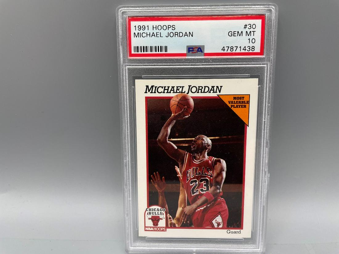 シャイニングゴールデン 91 NBAカード Hoops Michael Jordan #30